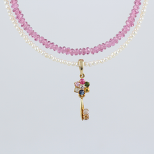 Load image into Gallery viewer, SV925 Key シルバー チャーム 2way ブレスレット 正面2 | めぐみ|メグミ|お守り ジュエリー | QVC