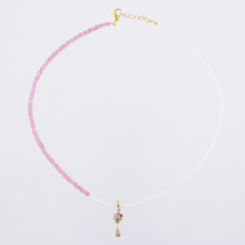 Load image into Gallery viewer, SV925 Key シルバー チャーム 2way ブレスレット 全体 | めぐみ|メグミ|お守り ジュエリー | QVC