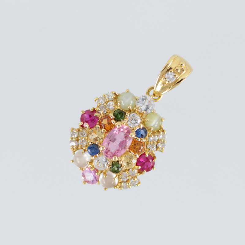 ナワラタナ 18K ビジョン ペンダントヘッド イエローゴールド ナワラタナ 18K ビジョン ペンダントヘッド イエローゴールド