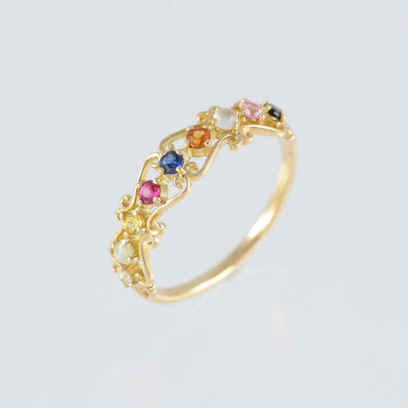 ナワラタナ 18K Horn リング ゴールド 654026 ｜ お守り