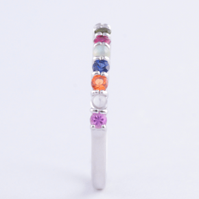 ナワラタナ SV925 レインボー リング シルバー ｜ お守り