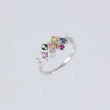 Load image into Gallery viewer, 18K nawaratana × Love knot ring white gold