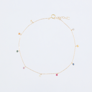 18K フェンスガード ブレスレット ナワラタナ 6481 YG 正面1 ｜めぐみ｜メグミ｜お守り ジュエリー | QVC