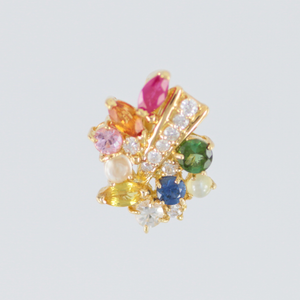 ナワラタナ 18K 流れ星 ペンダントヘッド イエローゴールド | お守り ナワラタナ 18K 流れ星 ペンダントヘッド イエローゴールド | お守り