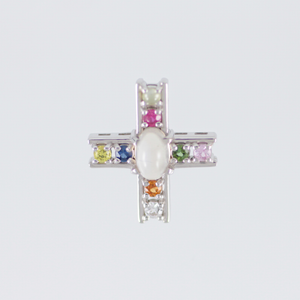 ナワラタナ 18K クロス ペンダントヘッド 35208 | お守り ジュエリー ナワラタナ 18K クロス ペンダントヘッド 35208 | お守り ジュエリー