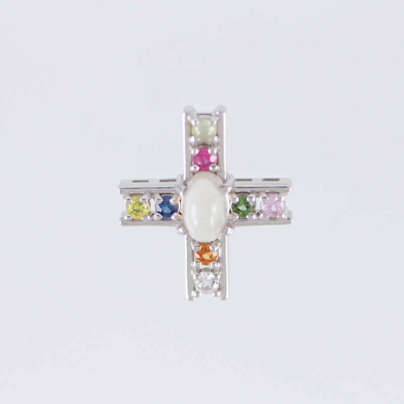 ナワラタナ 18K クロス ペンダントヘッド 35208 | お守り ナワラタナ 18K クロス ペンダントヘッド 35208 | お守り